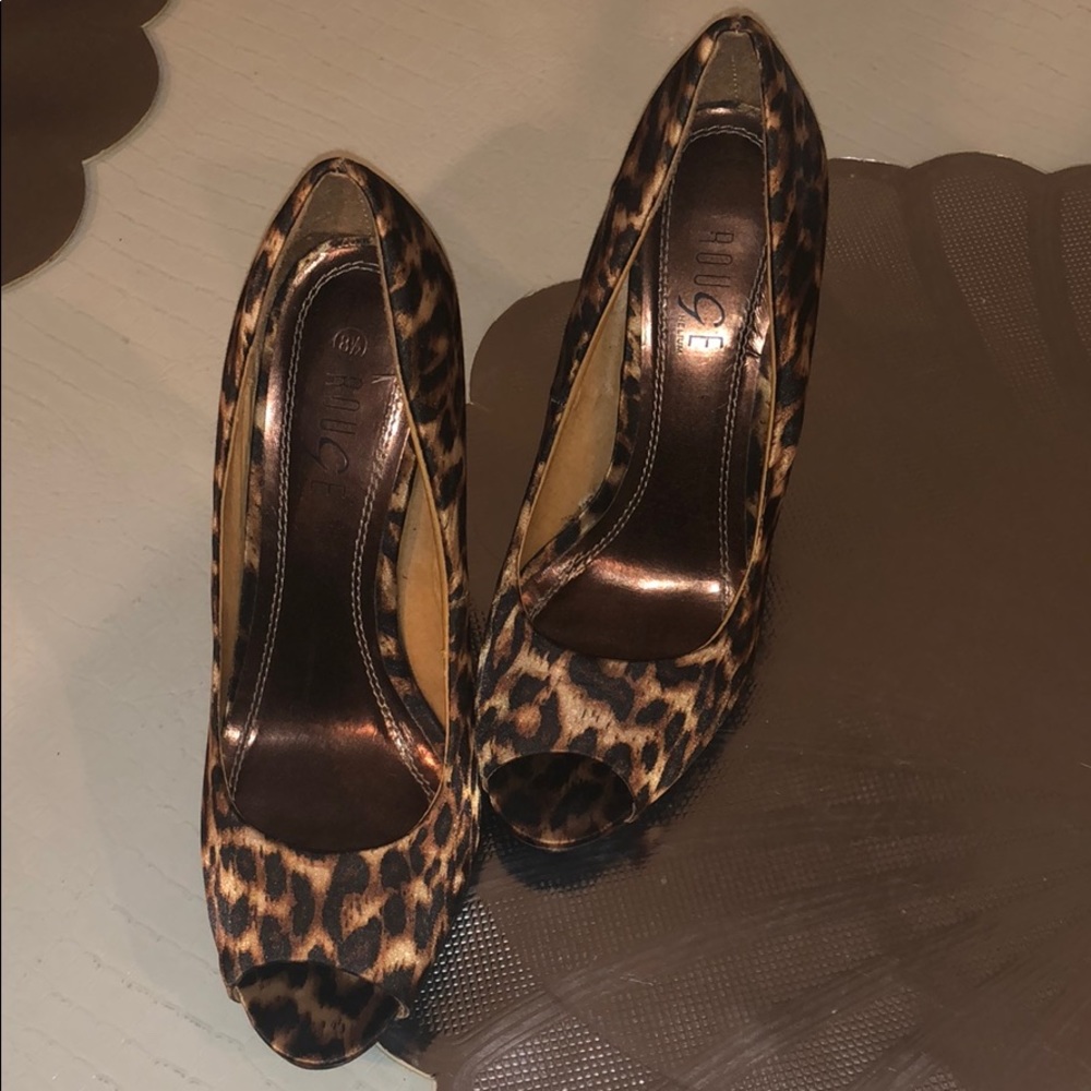Open toe high heels